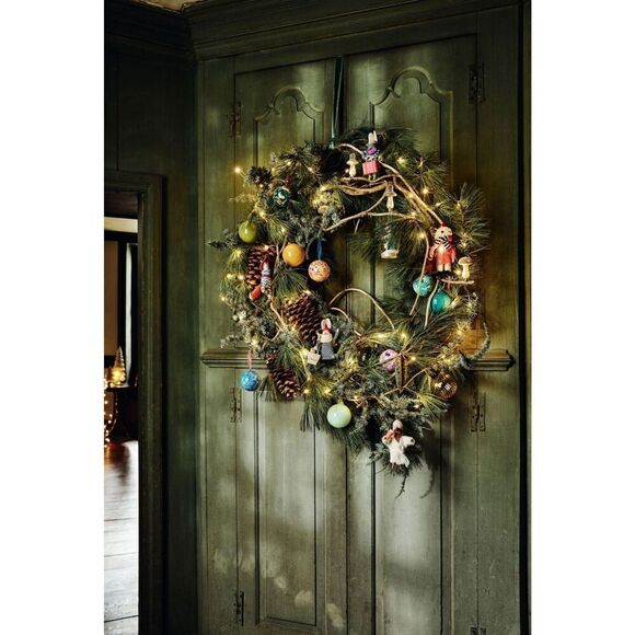 ANTHROPOLOGIE Traveling Bunny Ornament London UK Traveler Flowers Umbrella NEW - Picture 4 of 5